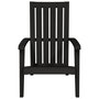 Voir la diapositive 4 : VIDAXL Chaises de jardin Adirondack lot de 2 noir polypropylene