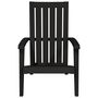 Voir la diapositive 4 : VIDAXL Chaises de jardin Adirondack lot de 2 noir polypropylene