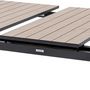 Voir la diapositive 6 : HESPERIDE Table de jardin extensible en aluminium effet bois 14 places EVASION