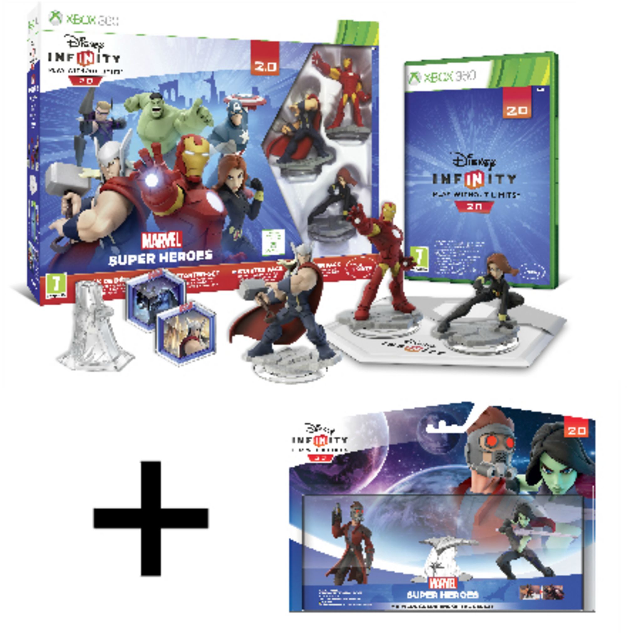 Pack de démarrage Disney Infinity 2.0 Marvel Super Heroes + Pack
