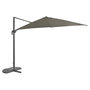Voir la diapositive 3 : GARDENSTAR Parasol déporté  - Aluminium et polyester - 3x4 m - gris 