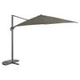 Voir la diapositive 3 : GARDENSTAR Parasol déporté  - Aluminium et polyester - 3x4 m - gris 