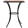 Voir la diapositive 3 : VIDAXL Table de bistro mosaïque Terre cuite 60 cm Céramique