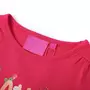 VIDAXL T-shirt enfants a manches longues rose vif 116