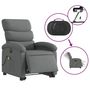 Voir la diapositive 5 : VIDAXL Fauteuil inclinable de massage electrique Gris fonce Tissu