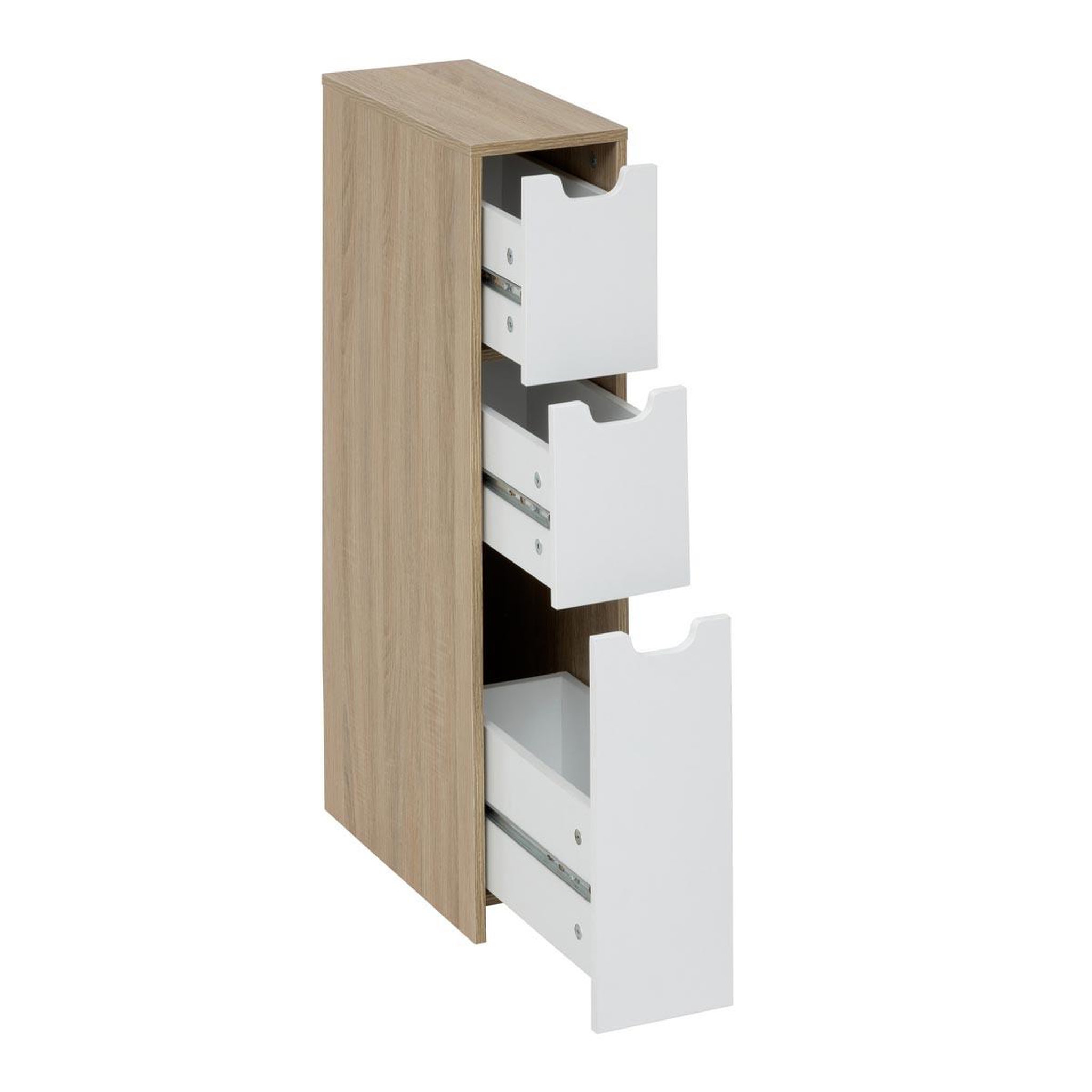Voir la diapositive 2 : FIVE Meuble de rangement cuisine  eat up  80cm marron