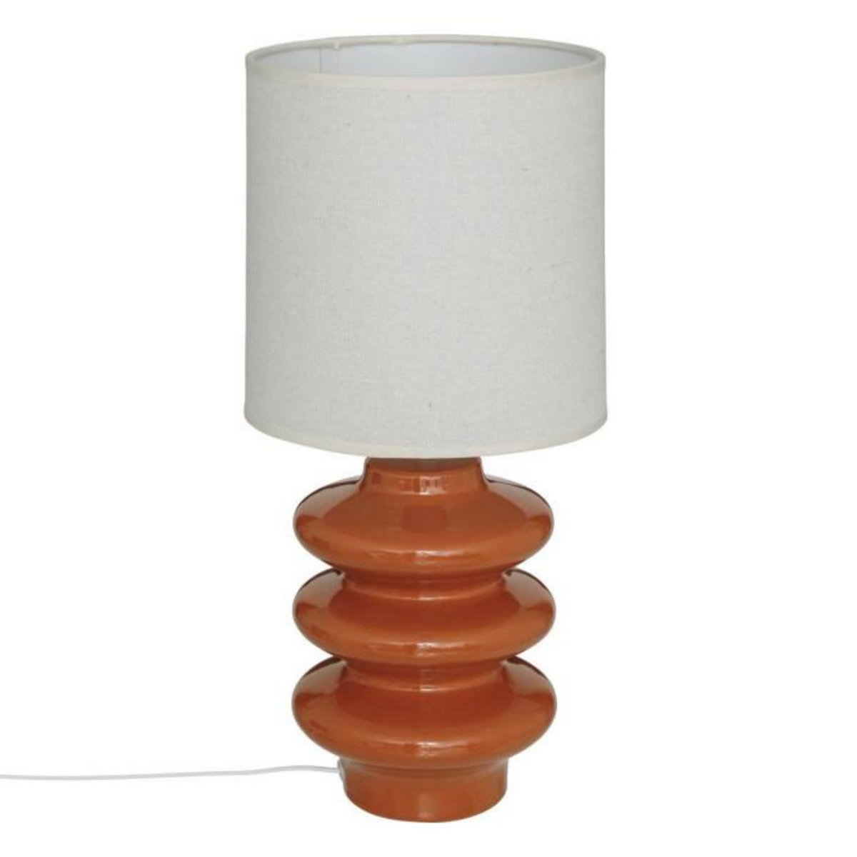 ATMOSPHERA Lampe à Poser en Céramique  Vinus  44cm Terracotta