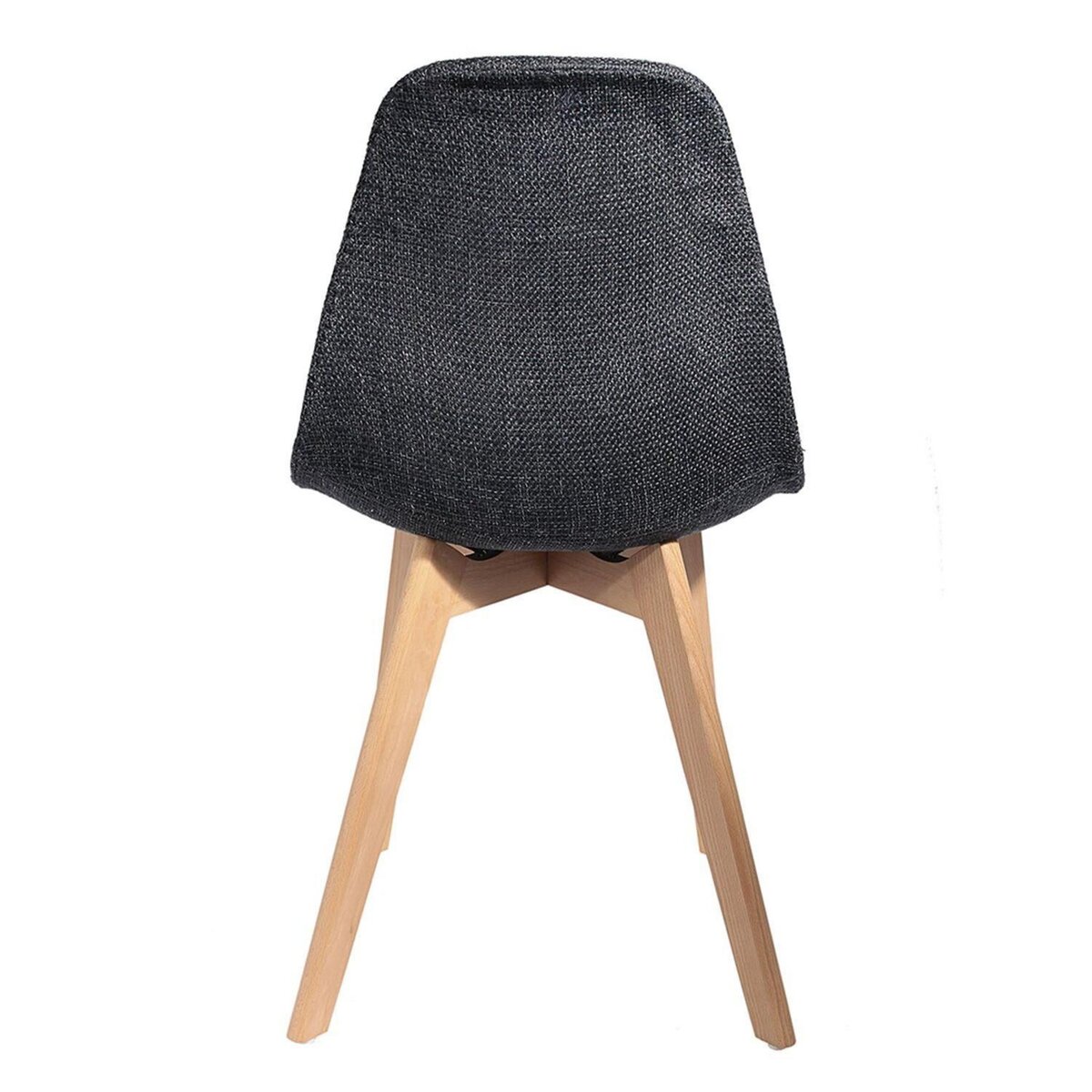 The Home Deco Factory 2 Chaises scandinaves design grosse maille Flora