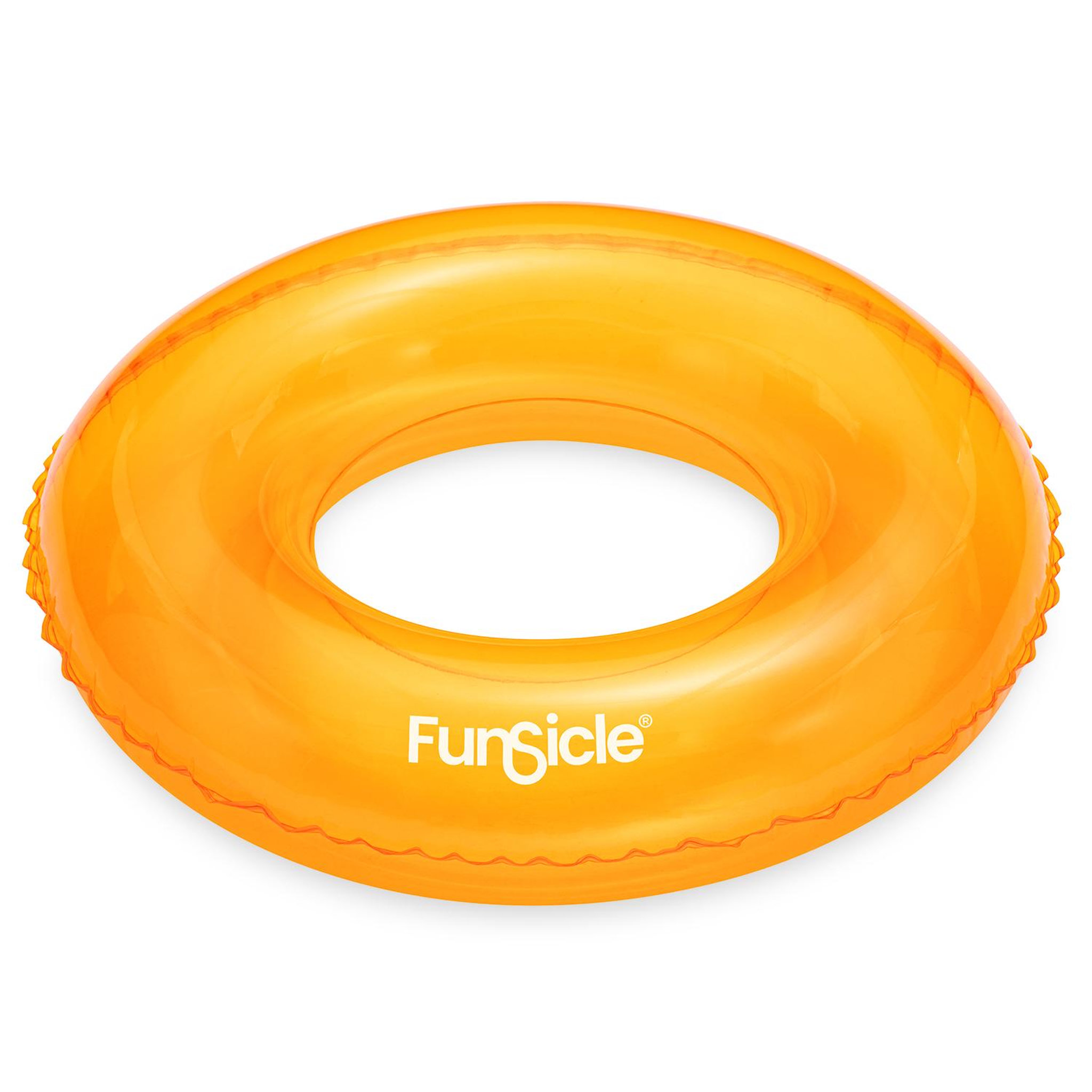 FUNSICLE Bouée Funsicle jaune pour piscine  66x18cm