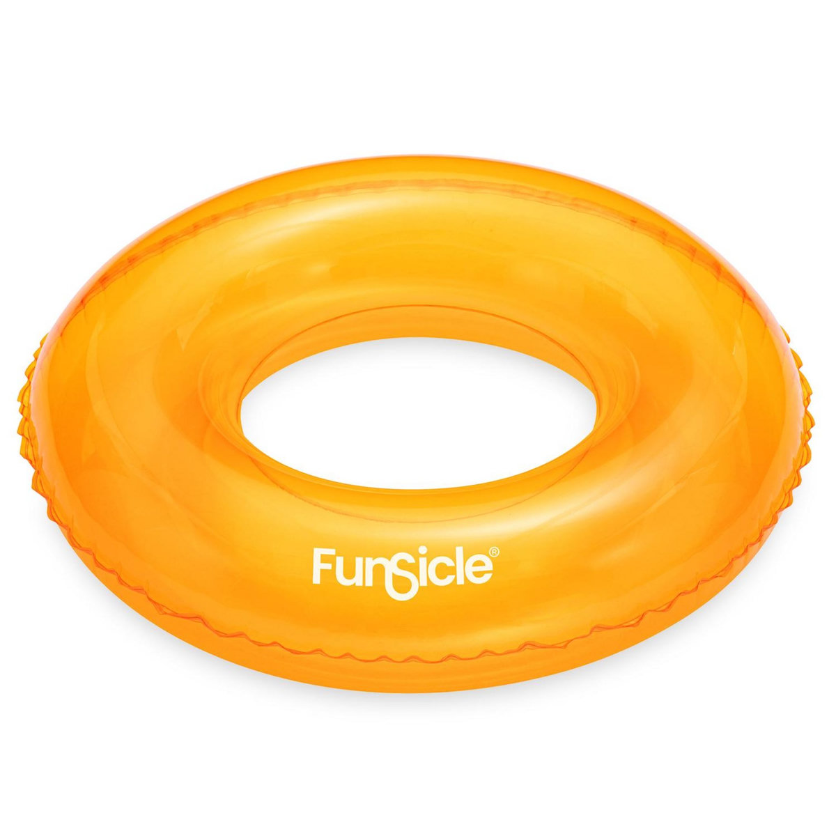 FUNSICLE Bouée Funsicle jaune pour piscine  66x18cm