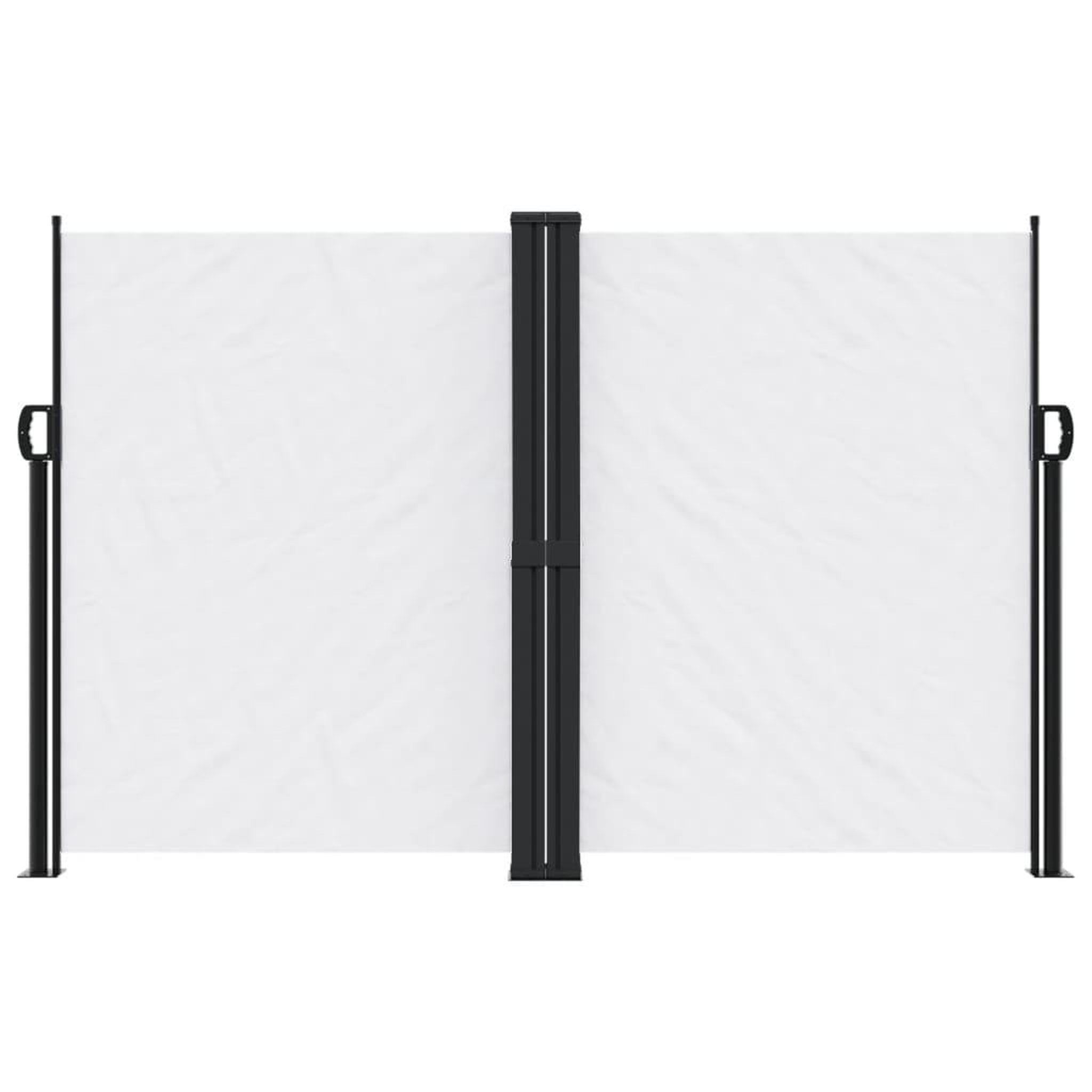Voir la diapositive 3 : VIDAXL Auvent lateral retractable blanc 160x1000 cm