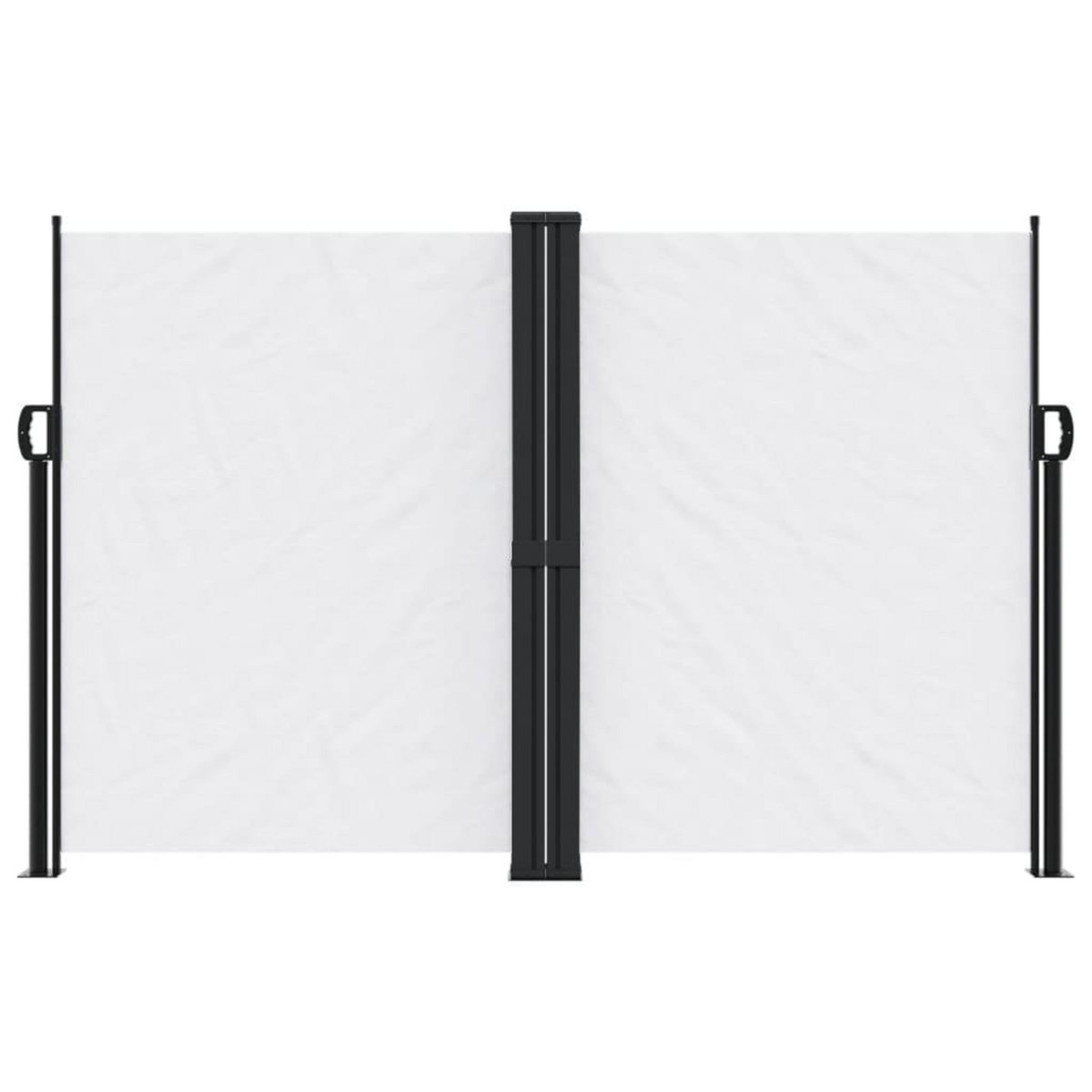 VIDAXL Auvent lateral retractable blanc 160x1000 cm