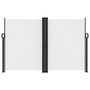 Voir la diapositive 3 : VIDAXL Auvent lateral retractable blanc 160x1000 cm