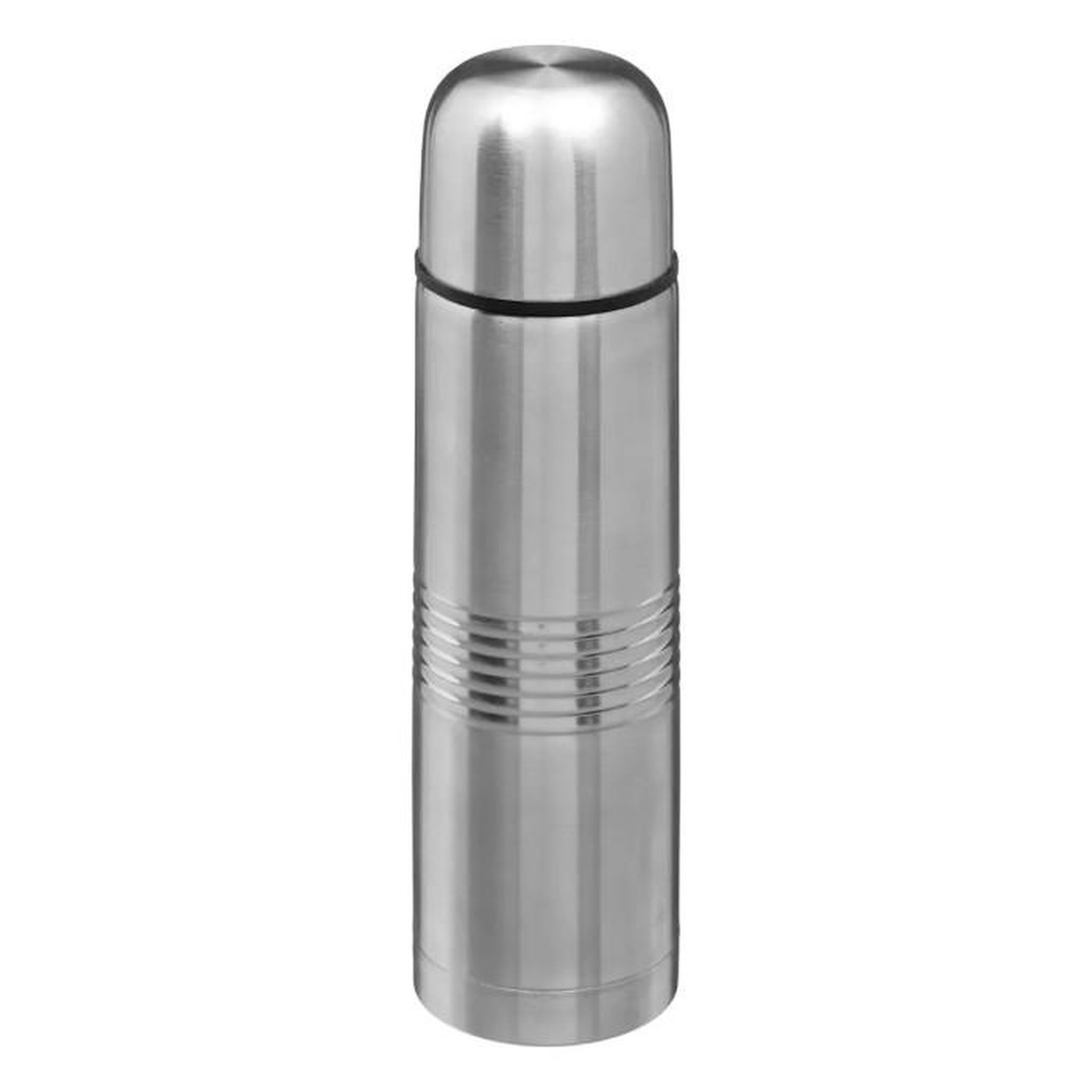FIVE Bouteille Isotherme Inox  Crénelé  0,5L Argent