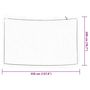 Voir la diapositive 6 : VIDAXL Filet pour remorque avec corde elastique blanc 3,5x2 m PP