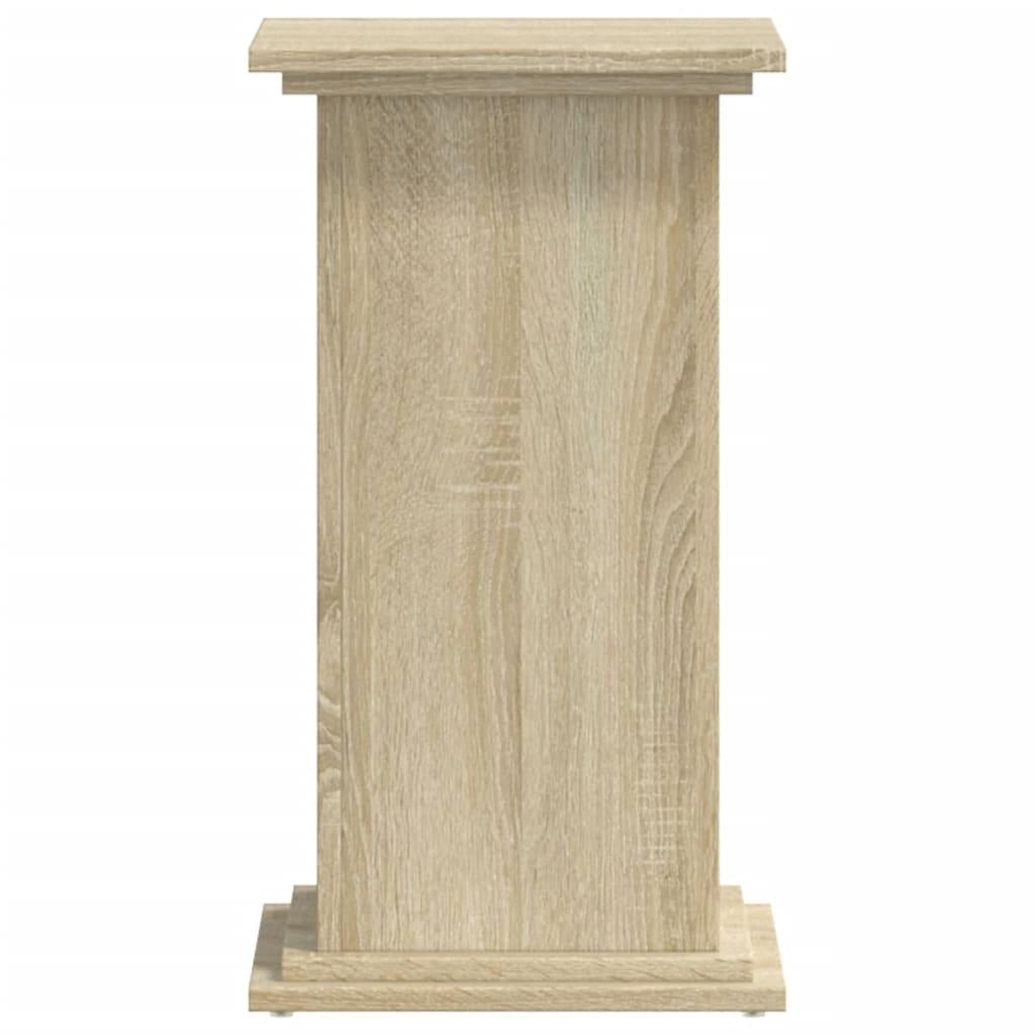 Voir la diapositive 4 : VIDAXL Support pour plantes chene sonoma 33x33x60 cm bois d'ingenierie