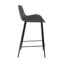 Voir la diapositive 6 : Rendez vous déco Lot de 2 chaises pour îlot central 65 cm en cuir synthétique camel - Pirata