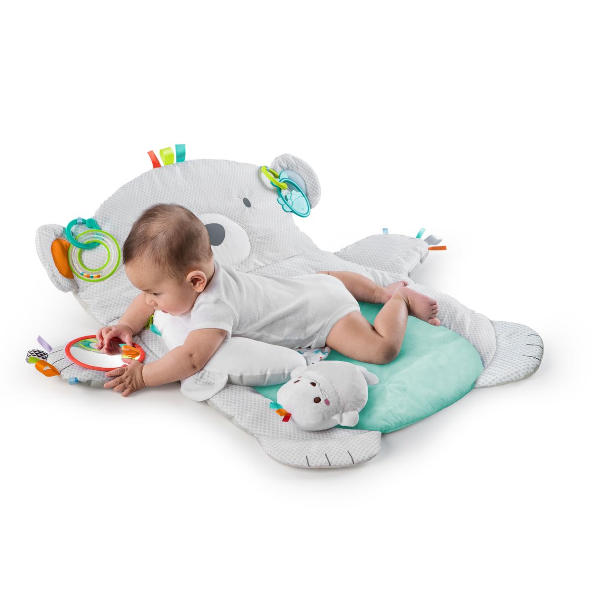 Bright Starts Tapis d'Eveil Ours Polaire Tummy Time Prop & Play