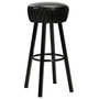 Voir la diapositive 2 : VIDAXL Chaises de bar lot de 2 noir similicuir