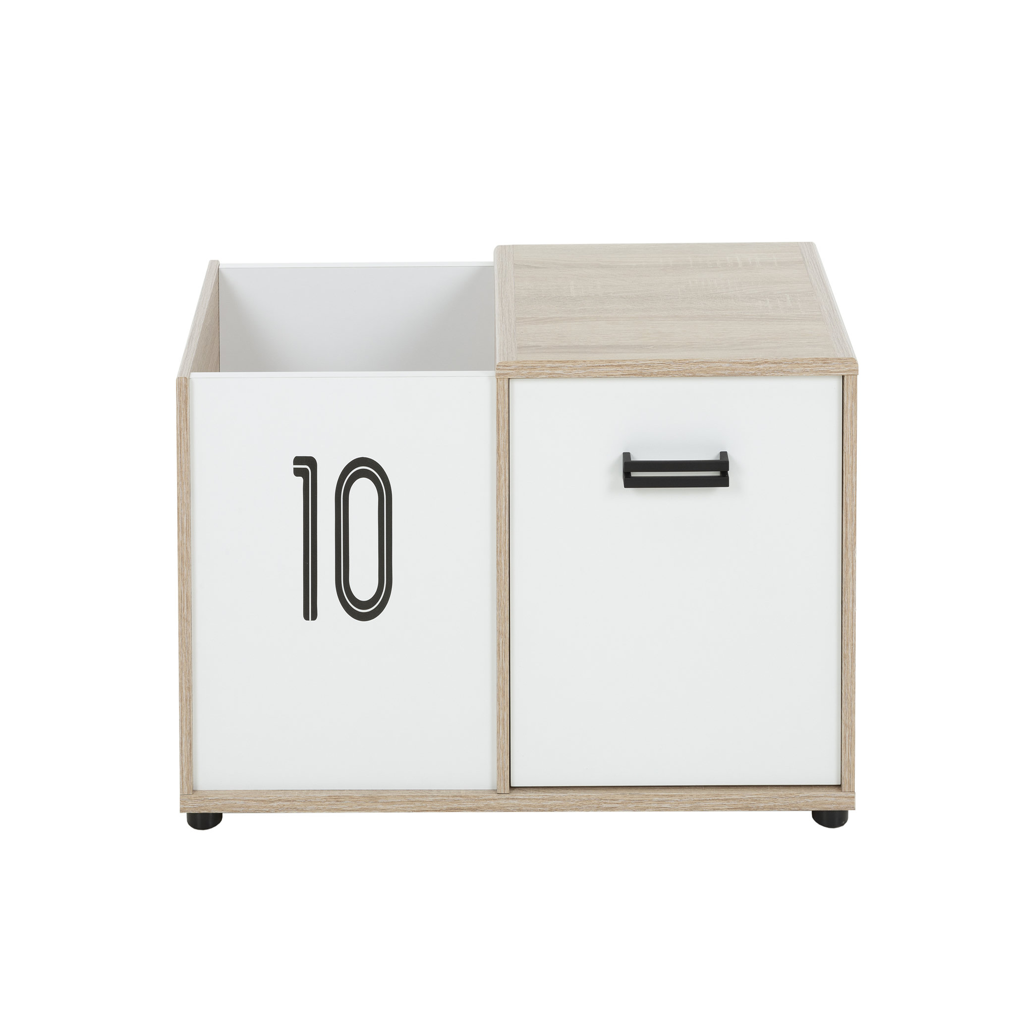 Voir la diapositive 2 : Coffre 1 porte L90xH43xP40cm ALLAN