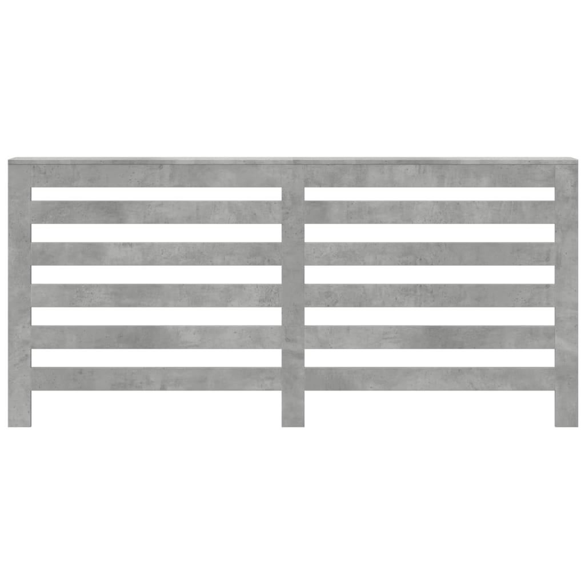 Voir la diapositive 3 : VIDAXL Cache-radiateur gris beton 175x20x82 cm bois d'ingenierie