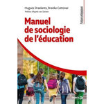 MANUEL DE SOCIOLOGIE DE L'EDUCATION, Draelants Hugues