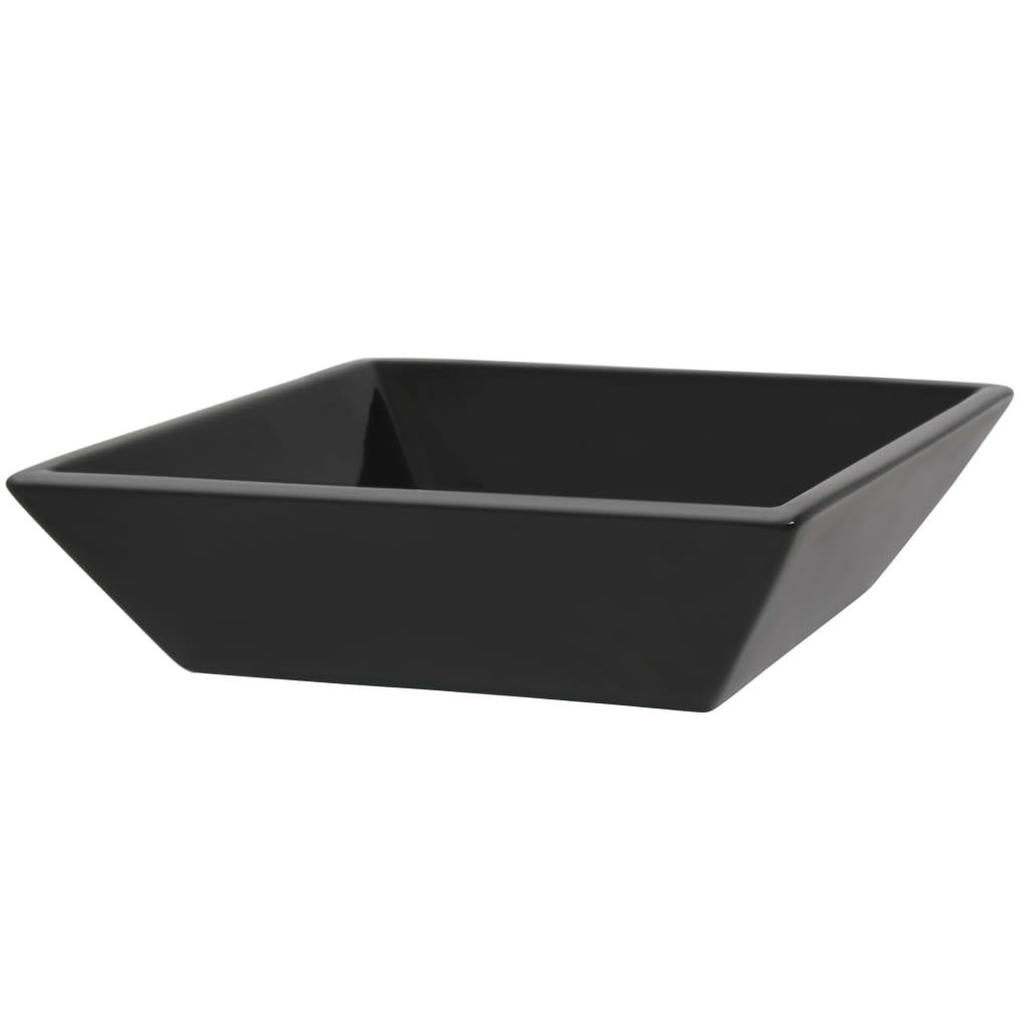 Voir la diapositive 4 : VIDAXL Lavabo Ceramique carre Noir 41,5 x 41,5 x 12 cm