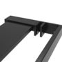 Voir la diapositive 5 : VIDAXL Etagere de douche de paroi de douche a l'italienne Noir 100 cm