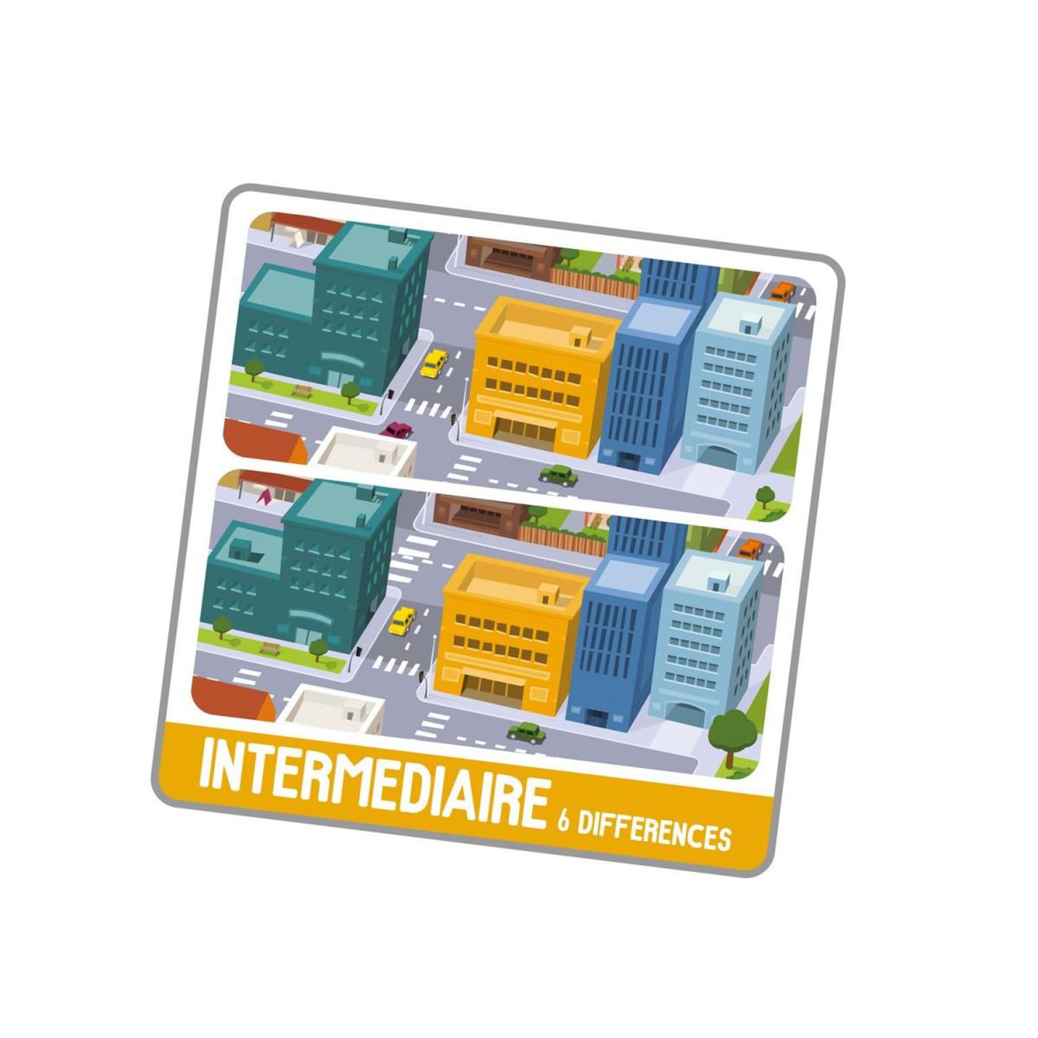 Voir la diapositive 3 : Jeux 2 momes Jeu de cartes  différences  15cm multicolore