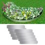 Voir la diapositive 1 : VIDAXL Cloture de pelouse 10 pcs Acier galvanise 100x20 cm