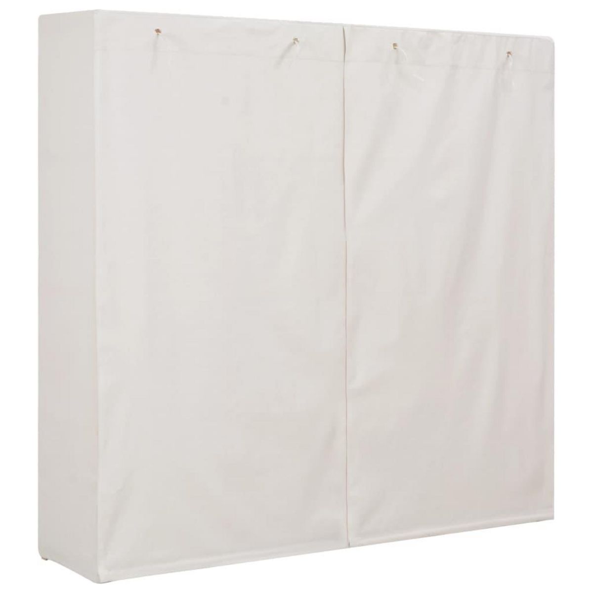 VIDAXL Garde-robe Blanc 173x40x170 cm Tissu