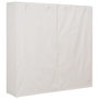 Voir la diapositive 3 : VIDAXL Garde-robe Blanc 173x40x170 cm Tissu