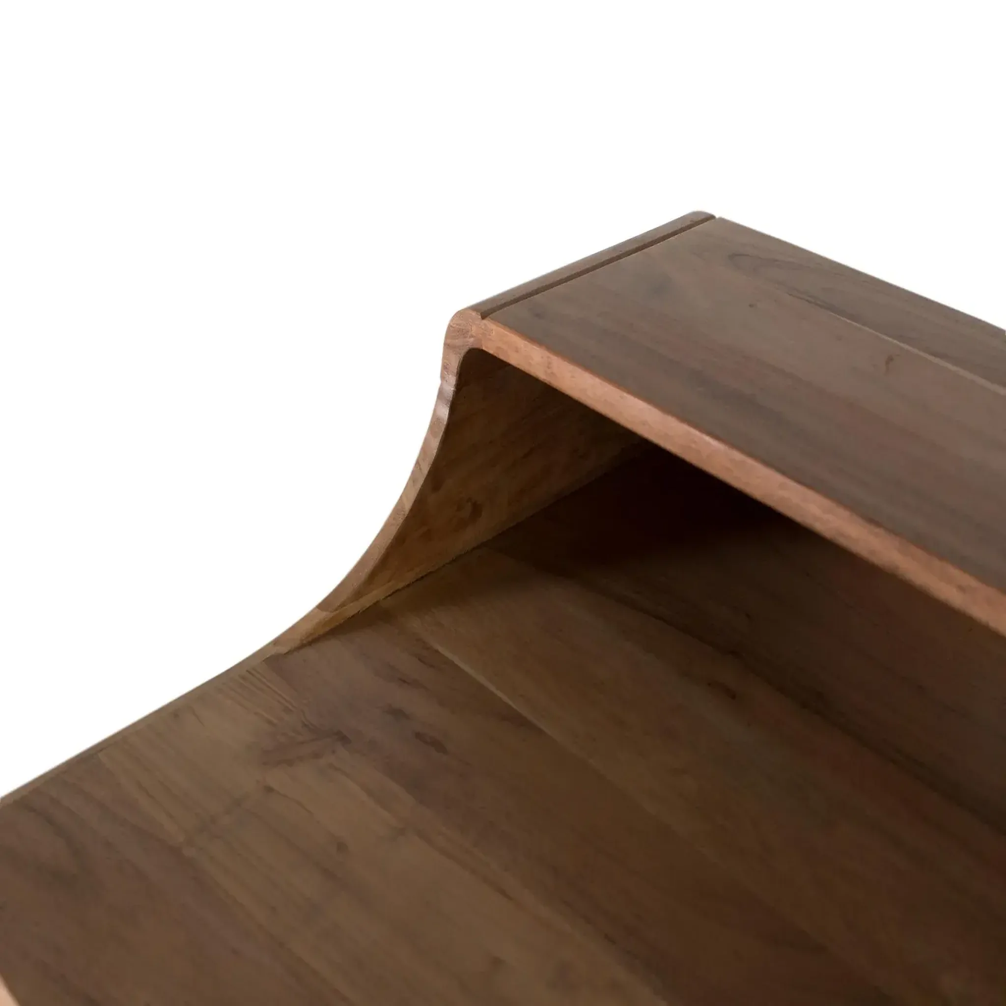 Voir la diapositive 2 : GINER Y COLOMER SL Bureau en bois d'acacia 115 cm style rustique moderne