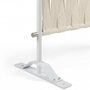 Voir la diapositive 6 : ID MARKET Paravent extérieur claustra décoratif 80 x 150 cm sangles beige et métal blanc