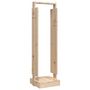 Voir la diapositive 2 : VIDAXL Porte-buches 33,5x30x110 cm Bois massif de pin