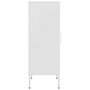 Voir la diapositive 4 : VIDAXL Armoire de rangement Blanc 42,5x35x101,5 cm Acier