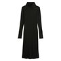 INEXTENSO Robe pull col roulé noire femme