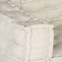 Voir la diapositive 5 : VIDAXL Pouf modulaire creme 140x70x36 tissu
