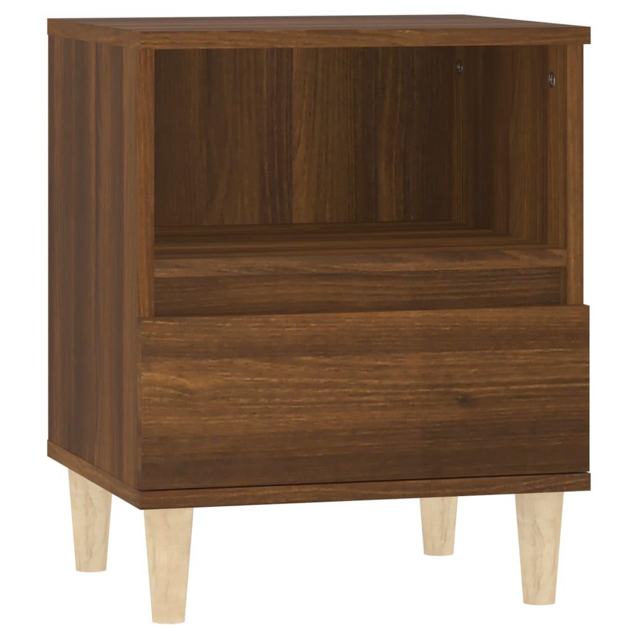 Voir la diapositive 2 : VIDAXL Table de chevet Chene marron 40x35x50 cm