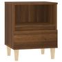 Voir la diapositive 2 : VIDAXL Table de chevet Chene marron 40x35x50 cm