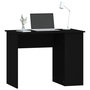 Voir la diapositive 3 : VIDAXL Bureau Noir 100x55x75 cm Bois d'ingenierie