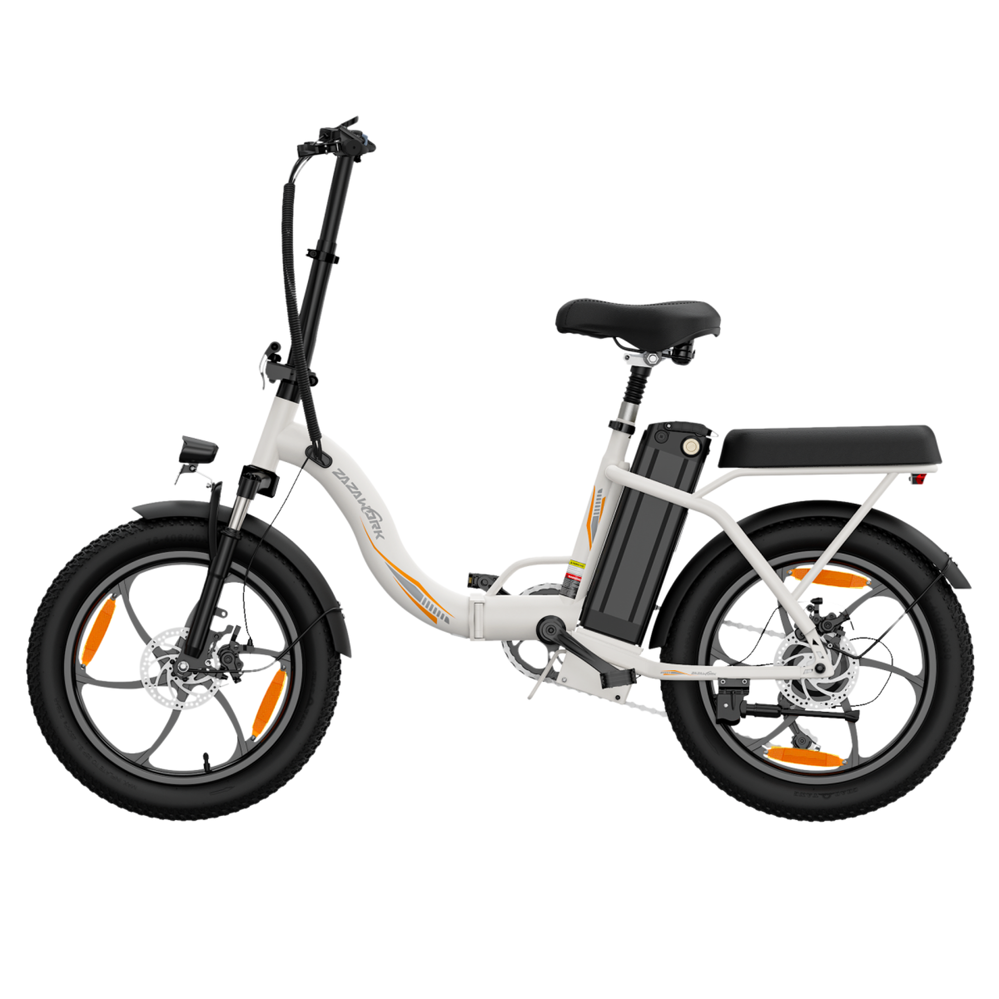 Voir la diapositive 3 : ZAZAWORK Vélo électrique pliant ZAZAWORK C16