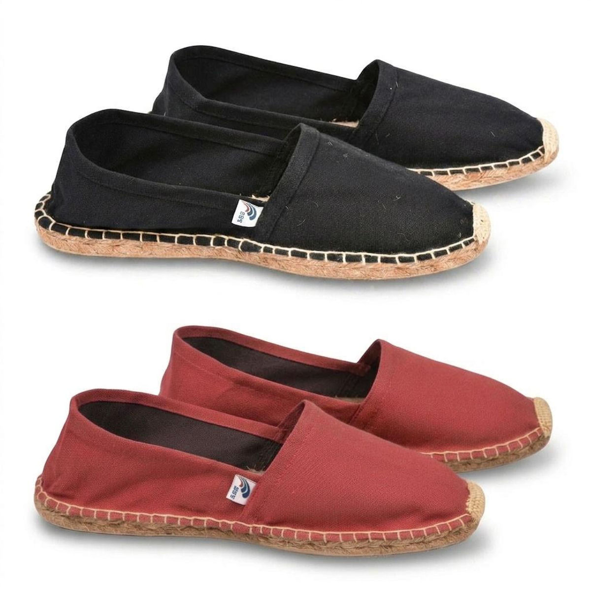 OZABI OZABI Pack 2 Paires Espadrilles Homme Semelle Corde Jute