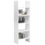 Voir la diapositive 5 : VIDAXL Bibliotheque Blanc brillant 60x35x180 cm Bois d'ingenierie
