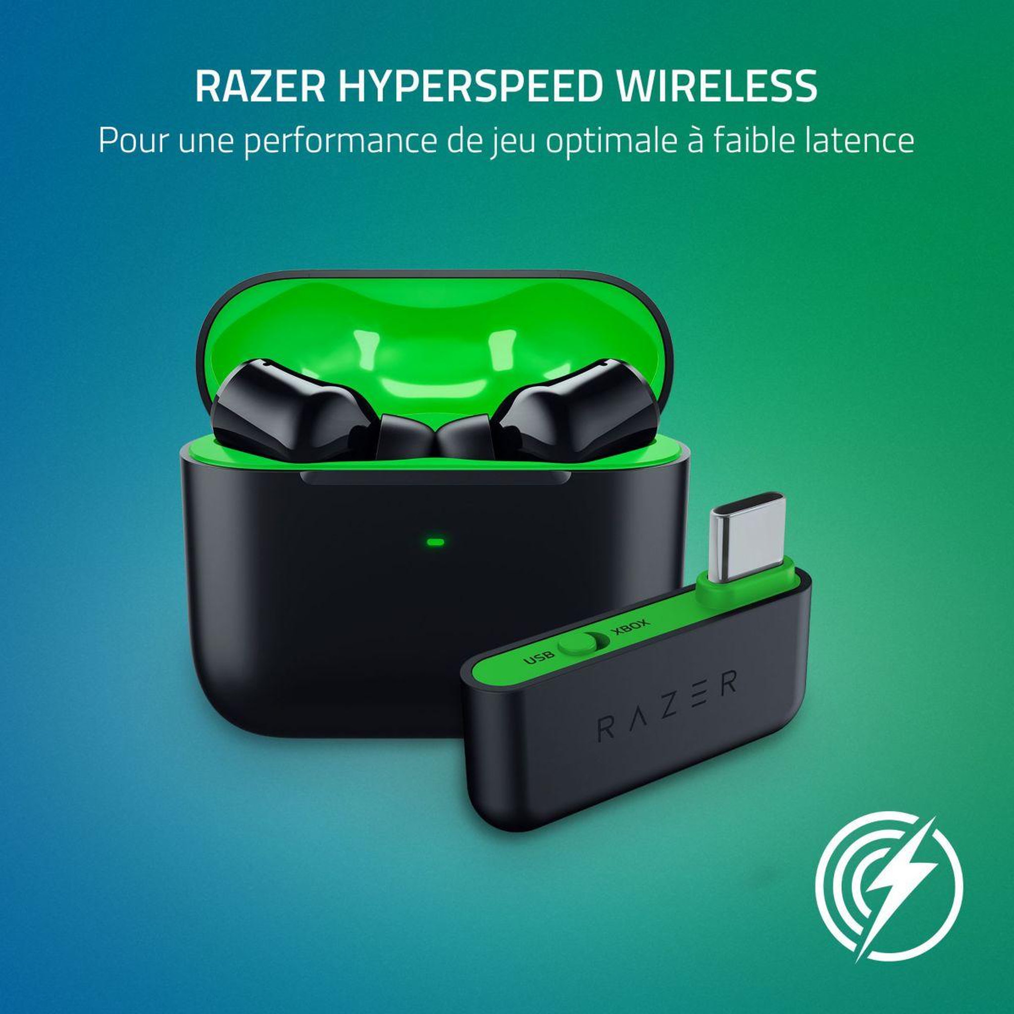 Voir la diapositive 3 : Razer Ecouteurs HAMMERHEAD Hyperspeed XBOX