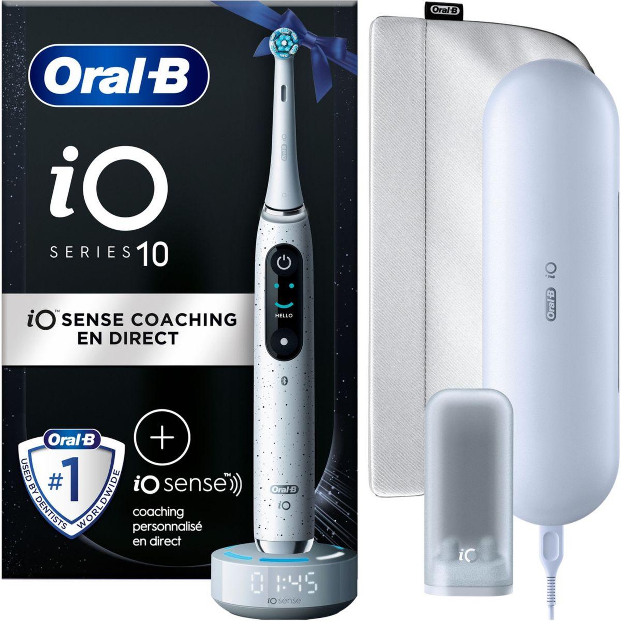 ORAL B Brosse à dents électrique IO 10 Blanche edition cadeau