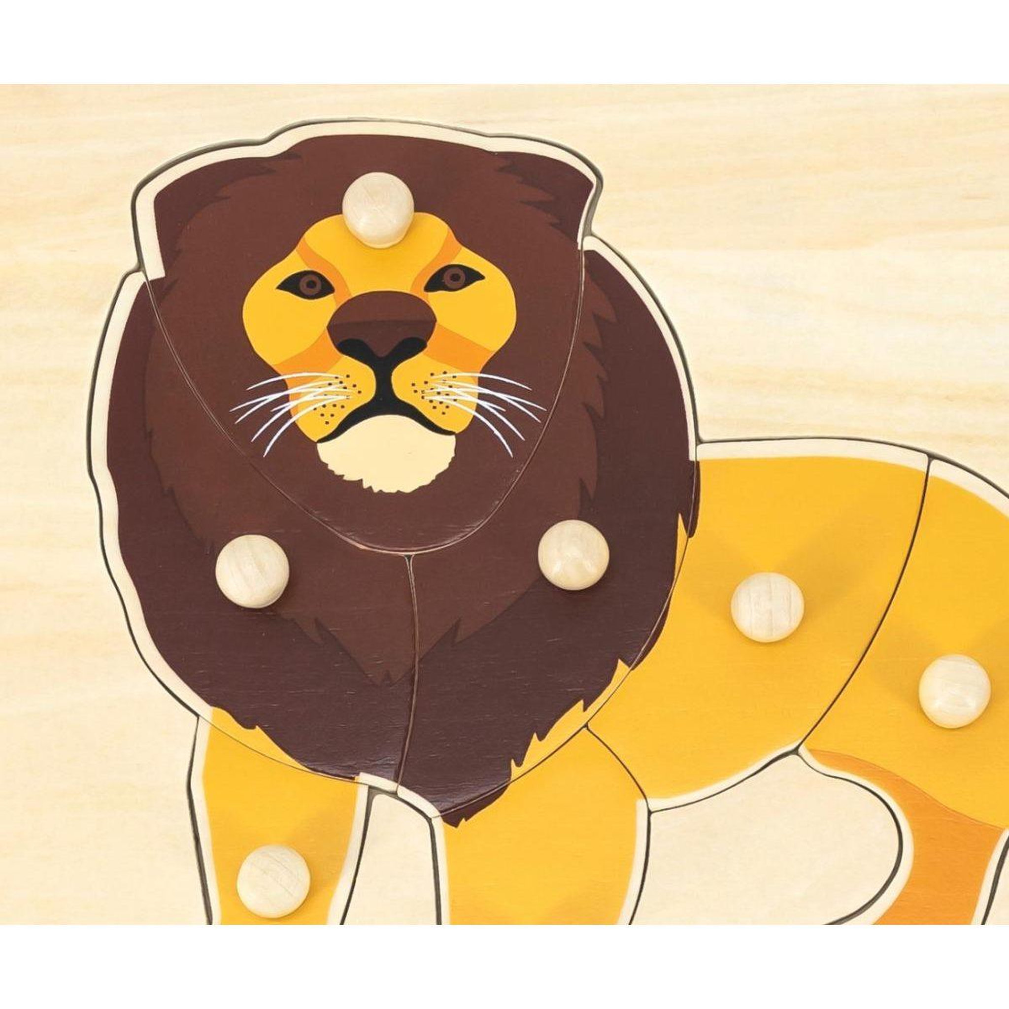 Voir la diapositive 2 : VIGA Puzzle montessori  44602 lion