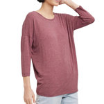 Vero Moda T Shirt  Femme Vero Moda Carla. Coloris disponibles : Violet
