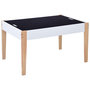Voir la diapositive 5 : VIDAXL Ensemble de table et chaises pour enfants 3 pcs Noir et blanc