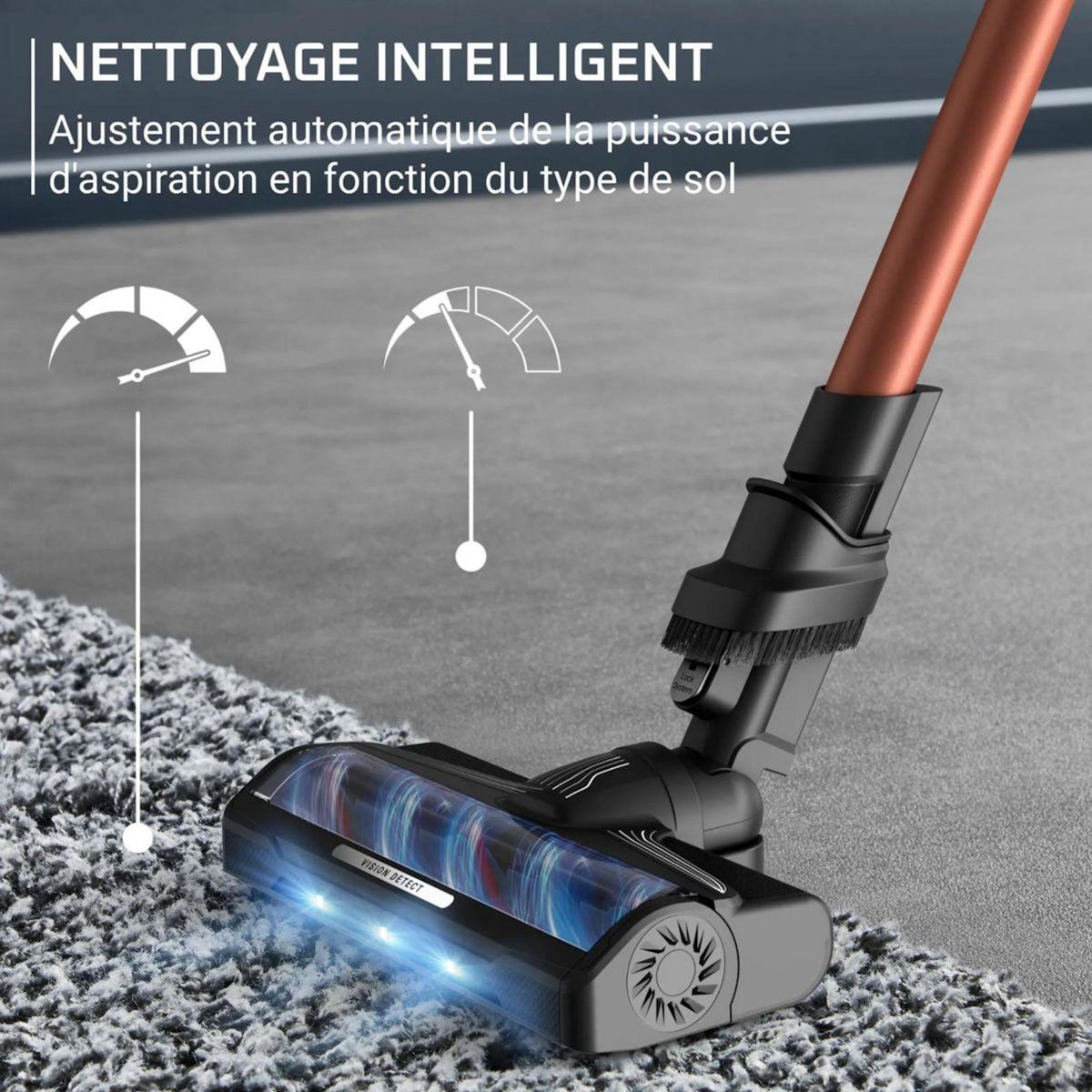 ROWENTA Aspirateur balai X Force Flex 10.80 RH7A73E0